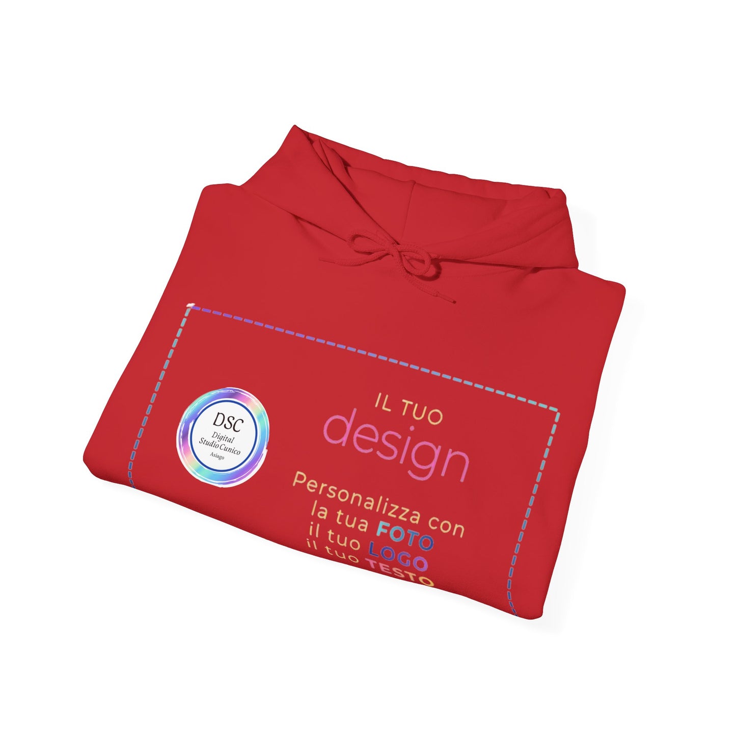 Felpa cappuccio minimal Heavy Blend™ unisex - Digital Studio Cunico