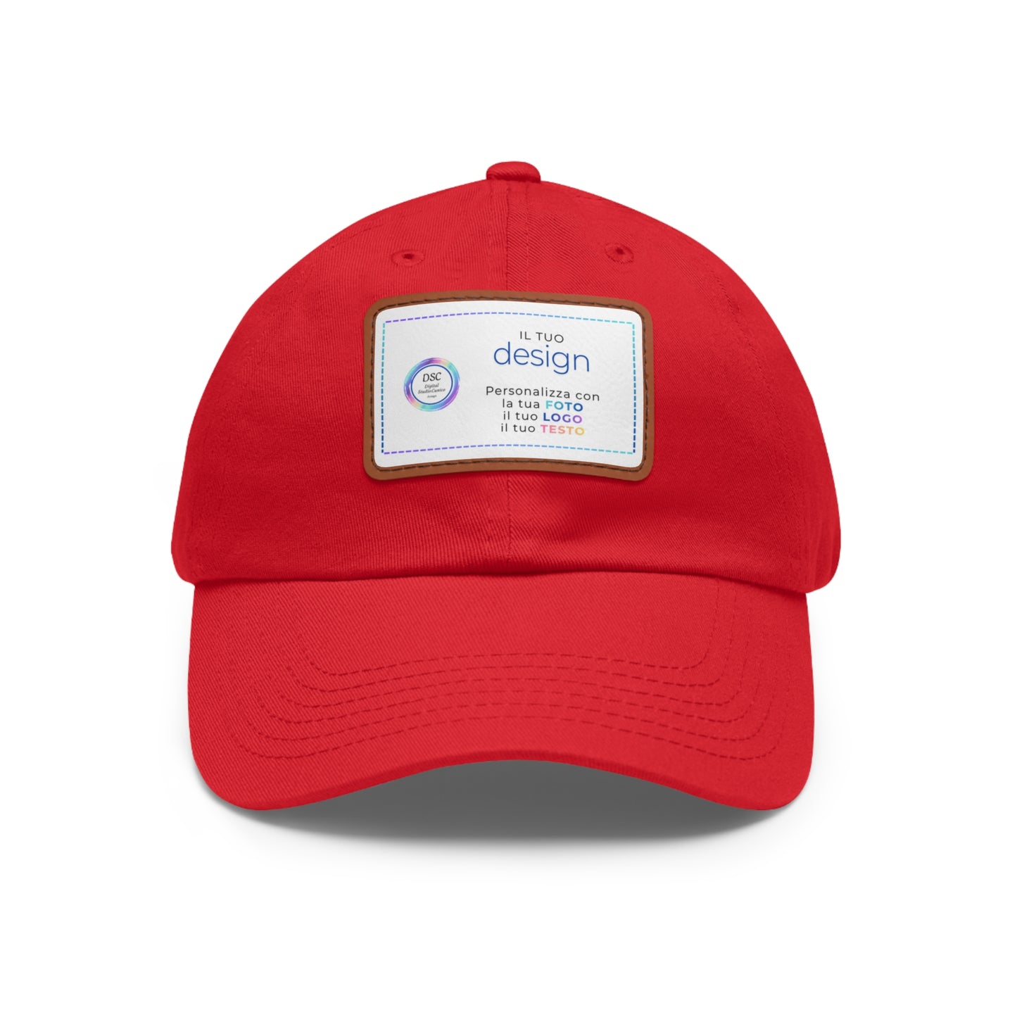 Cappello con patch rettangolare - Digital Studio Cunico