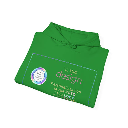 Felpa cappuccio minimal Heavy Blend™ unisex - Digital Studio Cunico