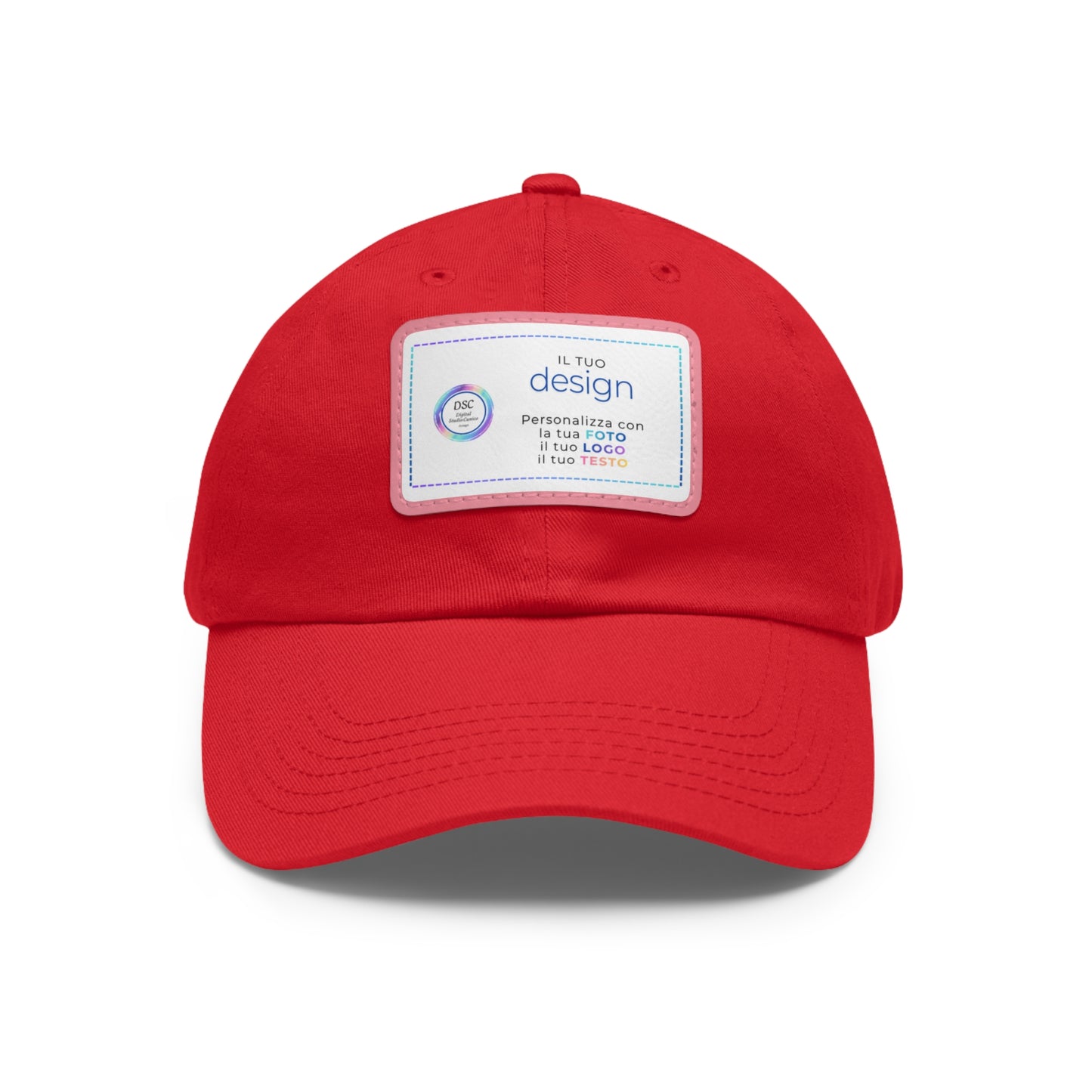 Cappello con patch rettangolare - Digital Studio Cunico