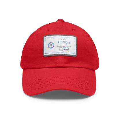 Cappello con patch rettangolare - Digital Studio Cunico