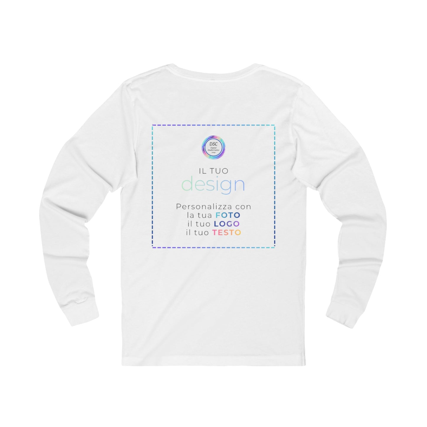 Maglia a maniche lunghe in Jersey unisex - Digital Studio Cunico