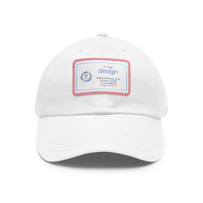 Cappello con patch rettangolare - Digital Studio Cunico