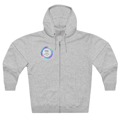 Felpa full zip con cappuccio Premium unisex  - Digital Studio Cunico