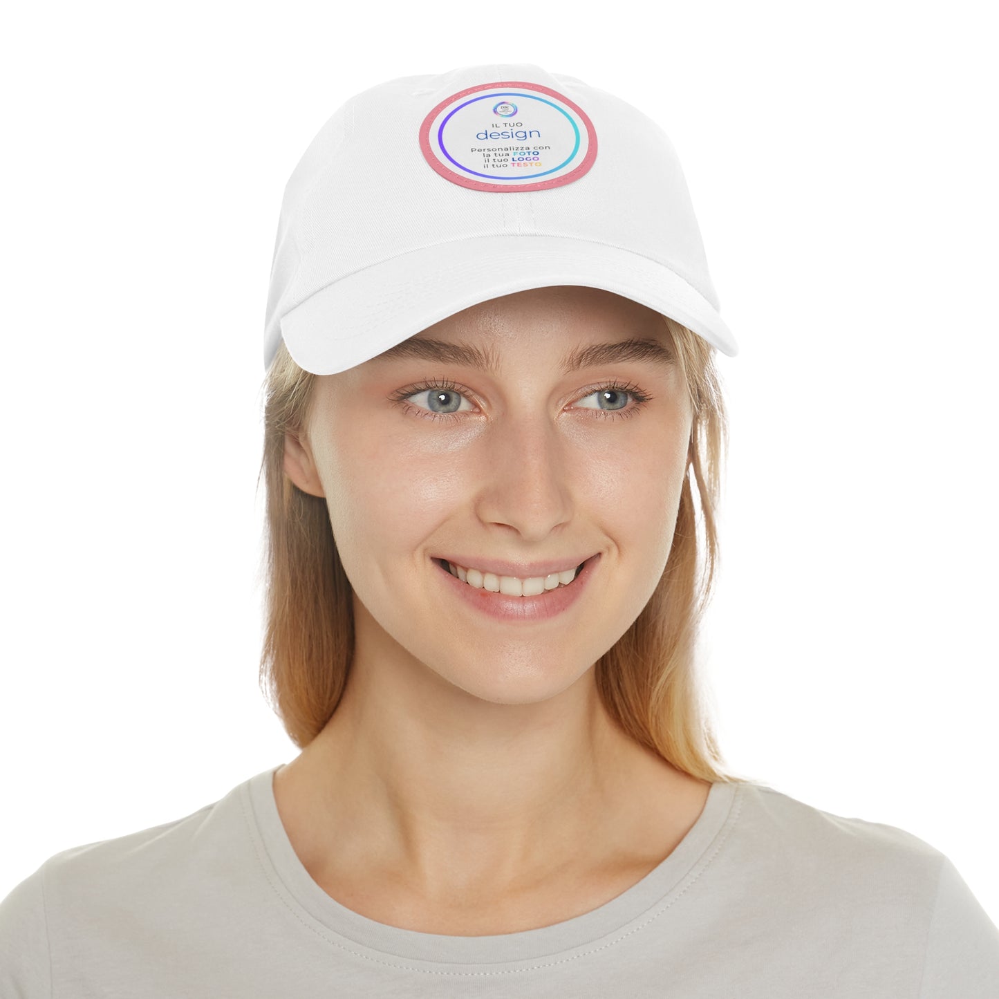 Cappello con patch rotondo - Digital Studio Cunico