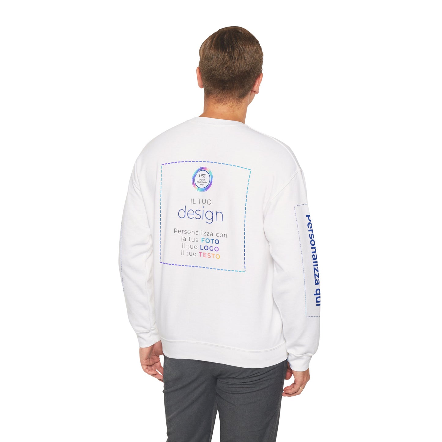 Felpa girocollo Heavy Blend™ unisex - Digital Studio Cunico