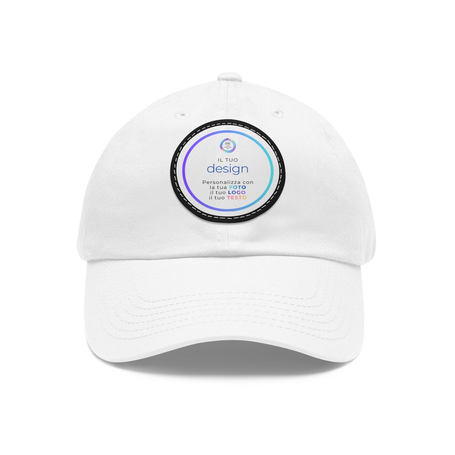 Cappello con patch rotondo - Digital Studio Cunico