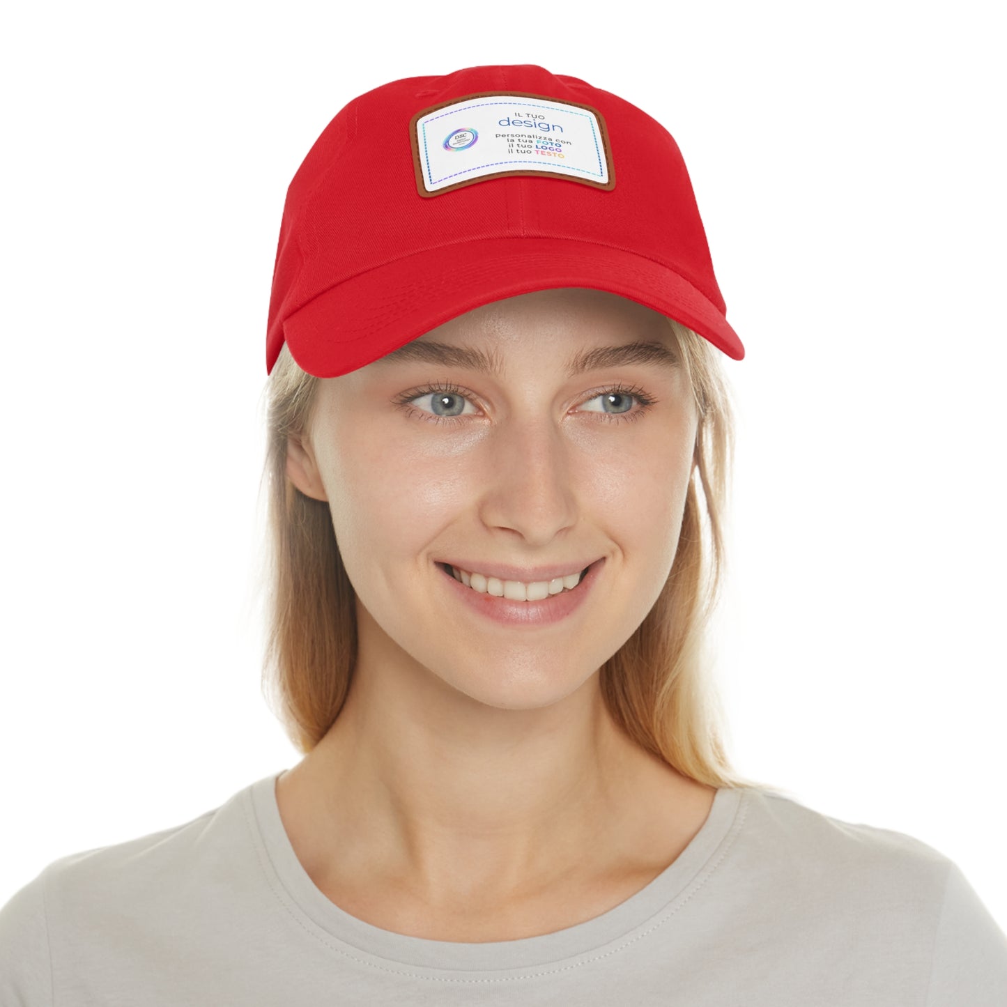 Cappello con patch rettangolare - Digital Studio Cunico